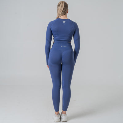 Elevate Legexy Legging & Crop top - Blue